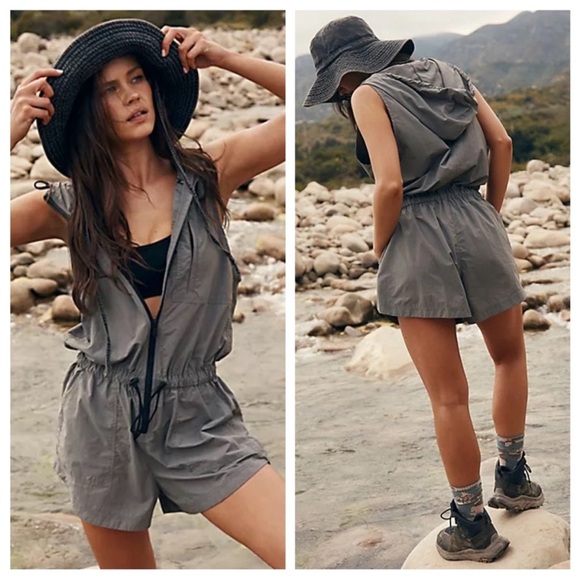 NEW Free People Movement Hike and Race Runsie Romper Size XS - Picture 1 of 11